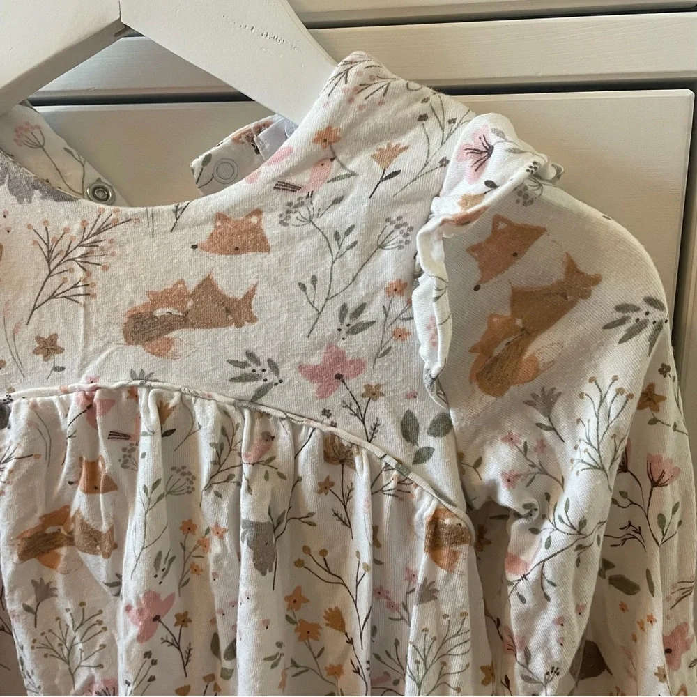 Angel Dear Woodland Critter Dress 6-12 Months